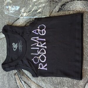 Official Olivia Rodrigo GUTS crop tank - black - Size S